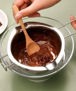 Stainless Steel Wax Melting Pot Double Boiler Pot for Melting Chocolate Candy and Candle Chocolate Warmer Melting Bowl Bakeware