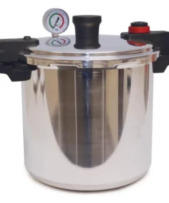 Pressure Cooker Aluminum Pressure Canner, 22 Quart, 3 PSI Settings, Cookware, Pots and Pans, Large Capacity, Cooling Racks