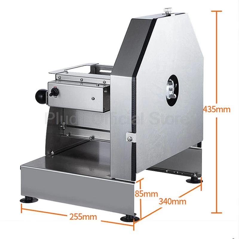 Commercial Vegetable Slicer Electric Manual Cutter Machine Upsized For Home Kitchen Slice Fruit Orange Potato Stainless Steel - Image 6