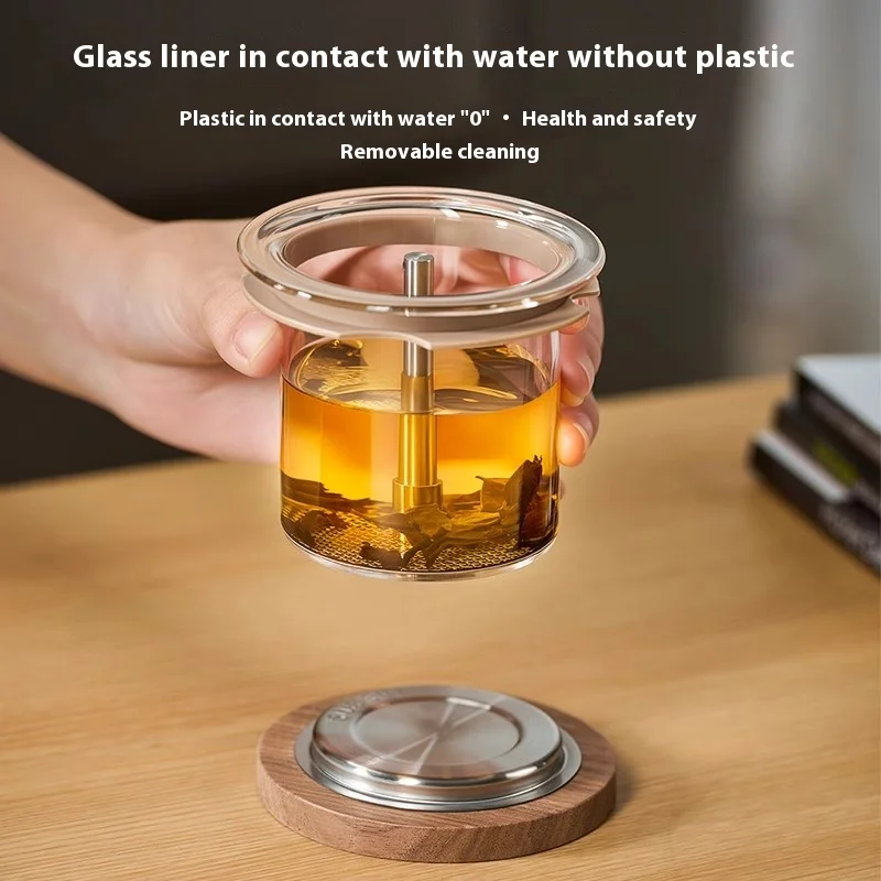 500ML Transparent Glass Cups Home And Kitchen Drinkware Tea Cup Portable Stainless Steel Handle Coffee Mug Glassware - Image 3