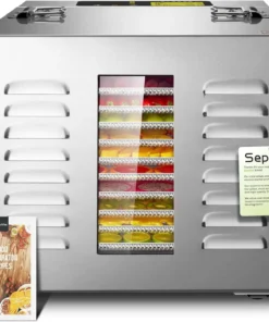 Commercial 10 Trays Food Dehydrator machine, Usable Area up to 17ft² and 190℉ Temperature,